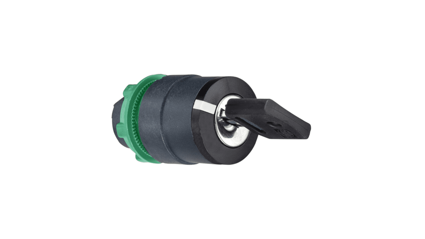 Schneider Electric Harmony 2-position Key Switch Head, 22mm Cutout