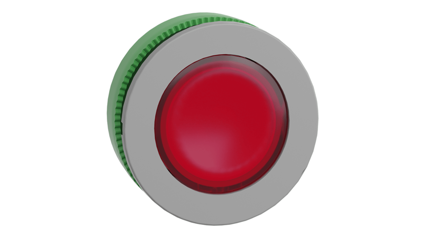 Schneider Electric 红色按钮头, Φ30.5mm开孔, 双推, IP66, IP67, ZB5F系列