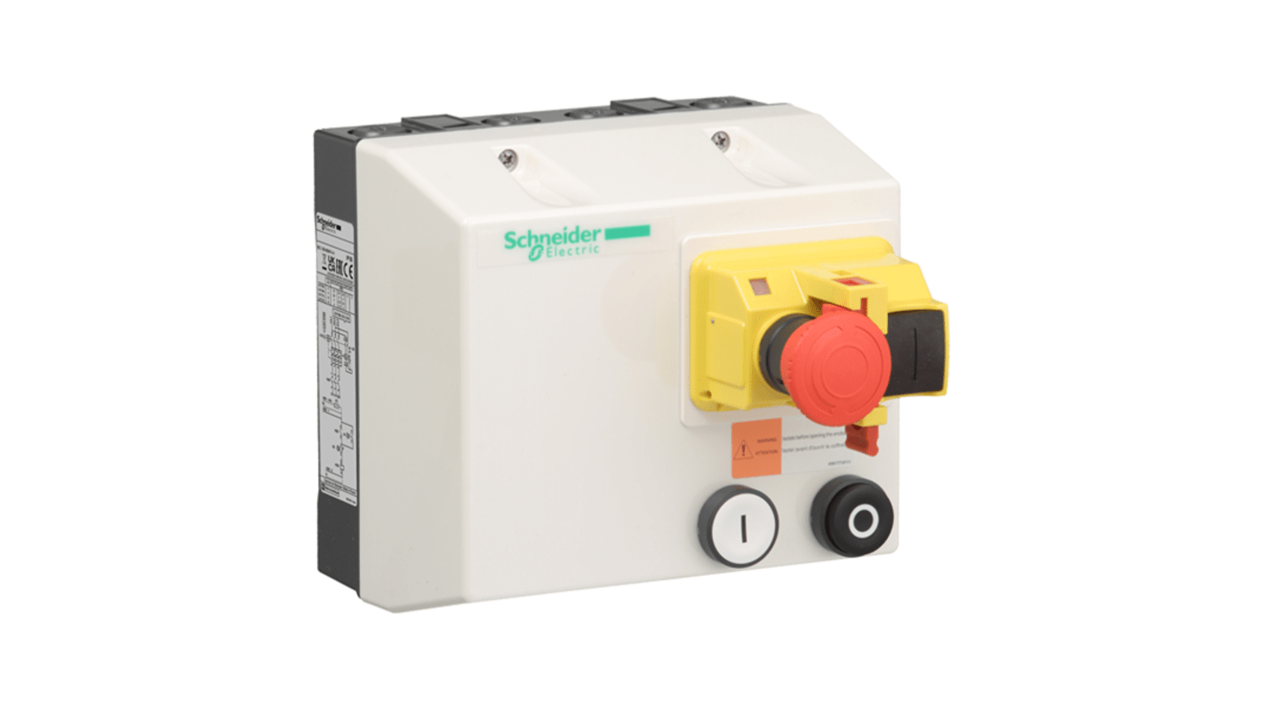 Schneider Electric TeSys Motor Starter, DOL, 0.75 kW, 400 V, 3 Phase, IP55