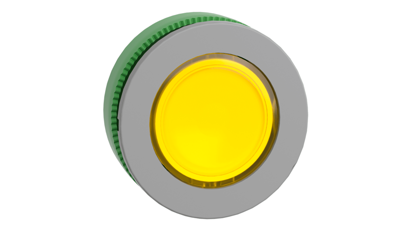 Cabezal de luz piloto Schneider Electric ZB5FV083C0 Amarillo
