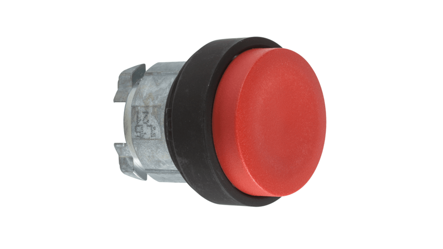 Schneider Electric ZB5F Series Black, Red Push Push Push Button Head, 22.5mm Cutout, IP66, IP67