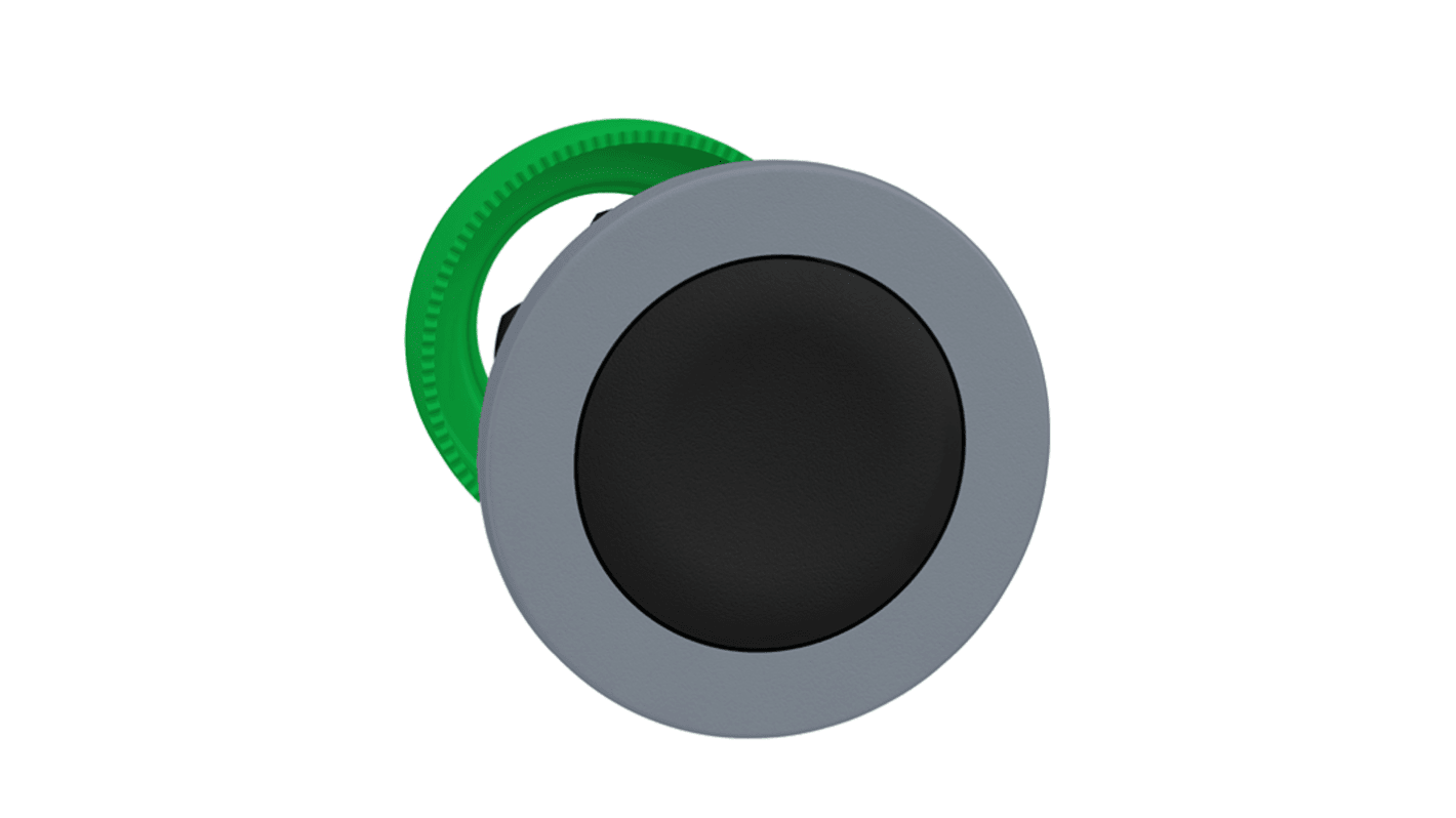 Schneider Electric ZB5F Series Black Push-In Push Button Head, 30.5mm Cutout, IP66, IP67