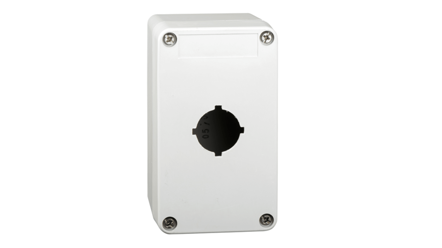 Schneider Electric Grey Glass Reinforced Polyester XAPA Empty Control Station - 1 Hole 30.5mm Diameter