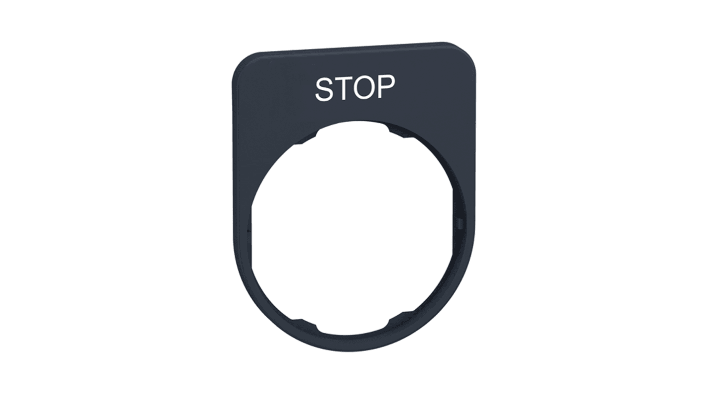 Schneider Electric Marking Accessory for Use with Pushbuttons, Stop
