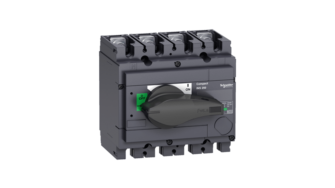 Schneider Electric 23A熔断器式隔离开关, 4极, 最大23A