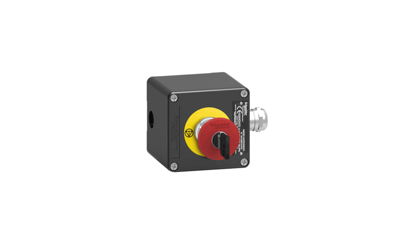 Schneider Electric 非常停止用押釦スイッチ, 1NC + 1NC, IP65