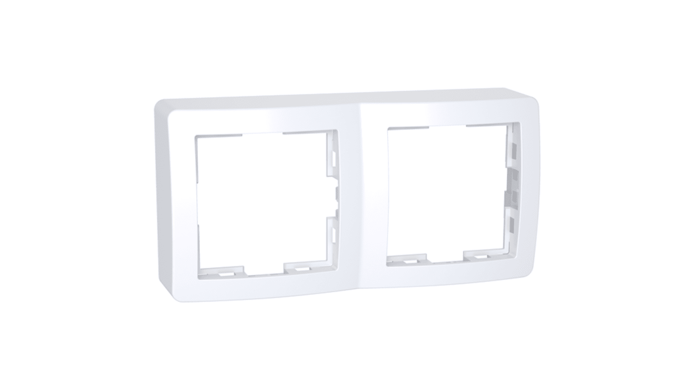 Schneider Electric White 2 Gang Light Switch Cover