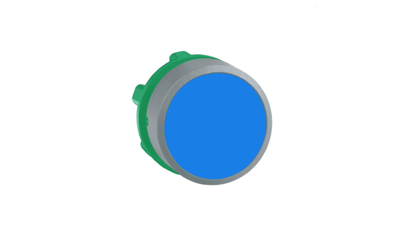 Schneider Electric ZB5A Series Blue Push-In Push Button Head, 22mm Cutout, IP66, IP67
