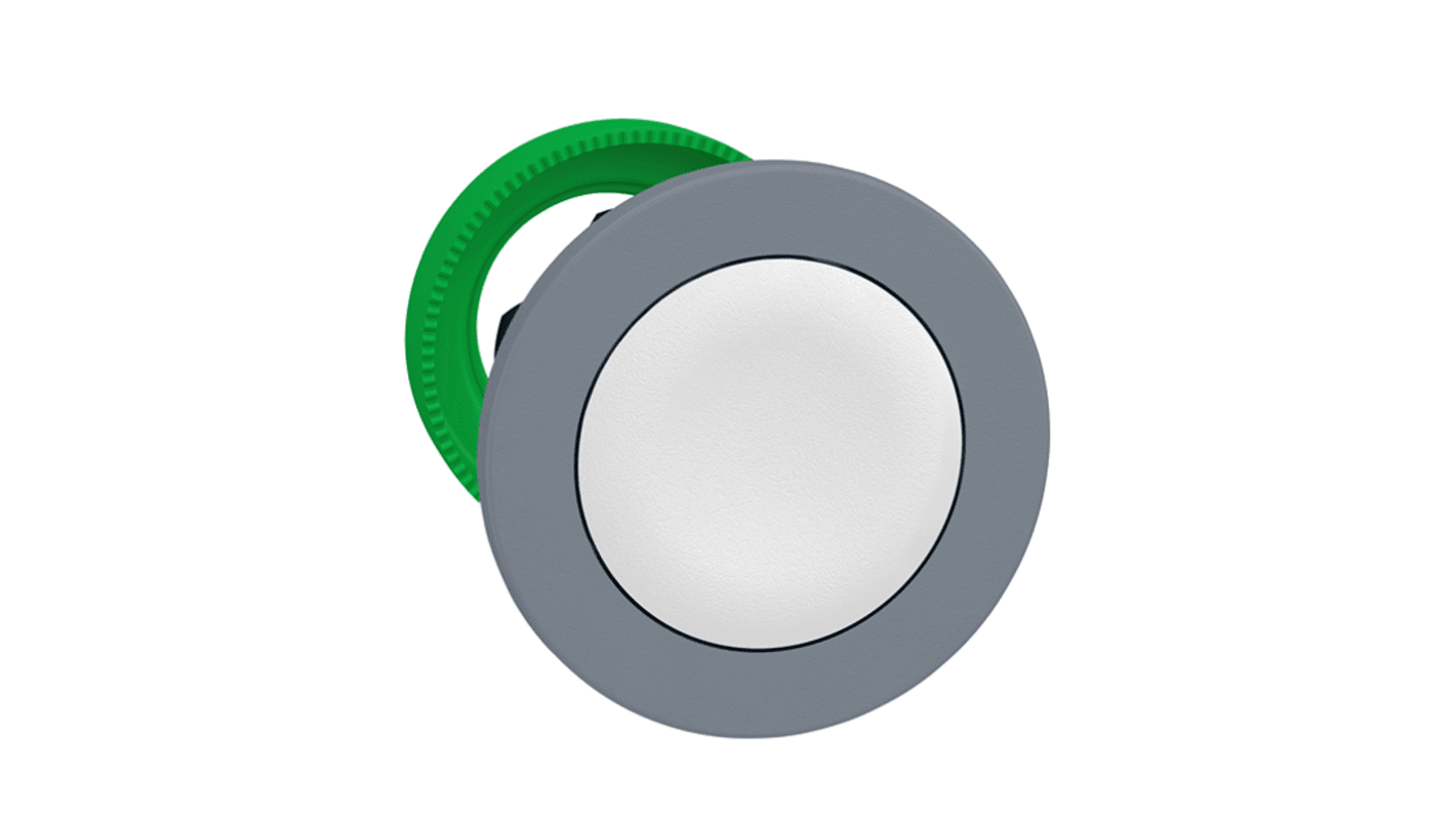 Schneider Electric ZB5F Series White Push Push Push Button Head, 30.5mm Cutout, IP66, IP67