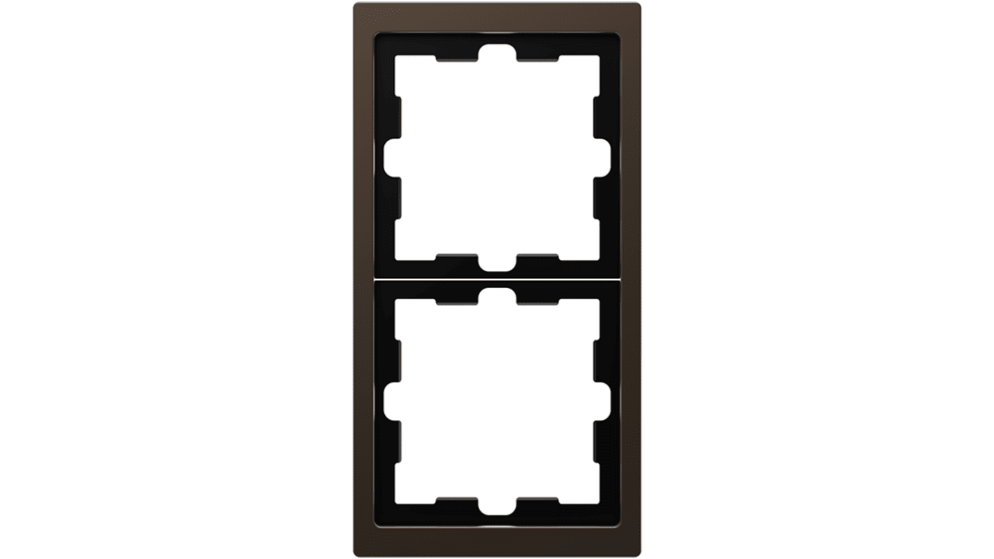 Schneider Electric Brown 2 Gang Light Switch Cover