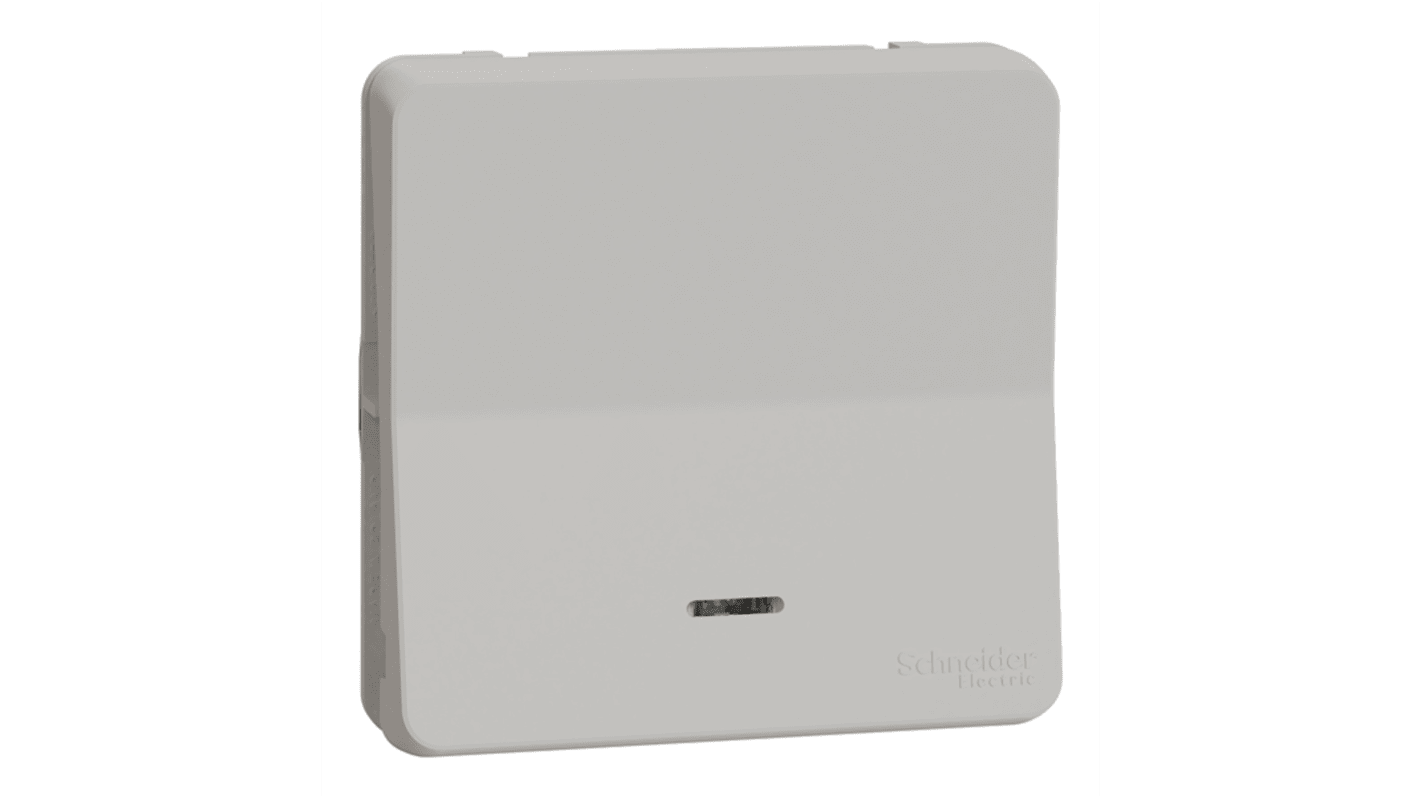 Schneider Electric White Push Button Light Switch, Mureva Styl