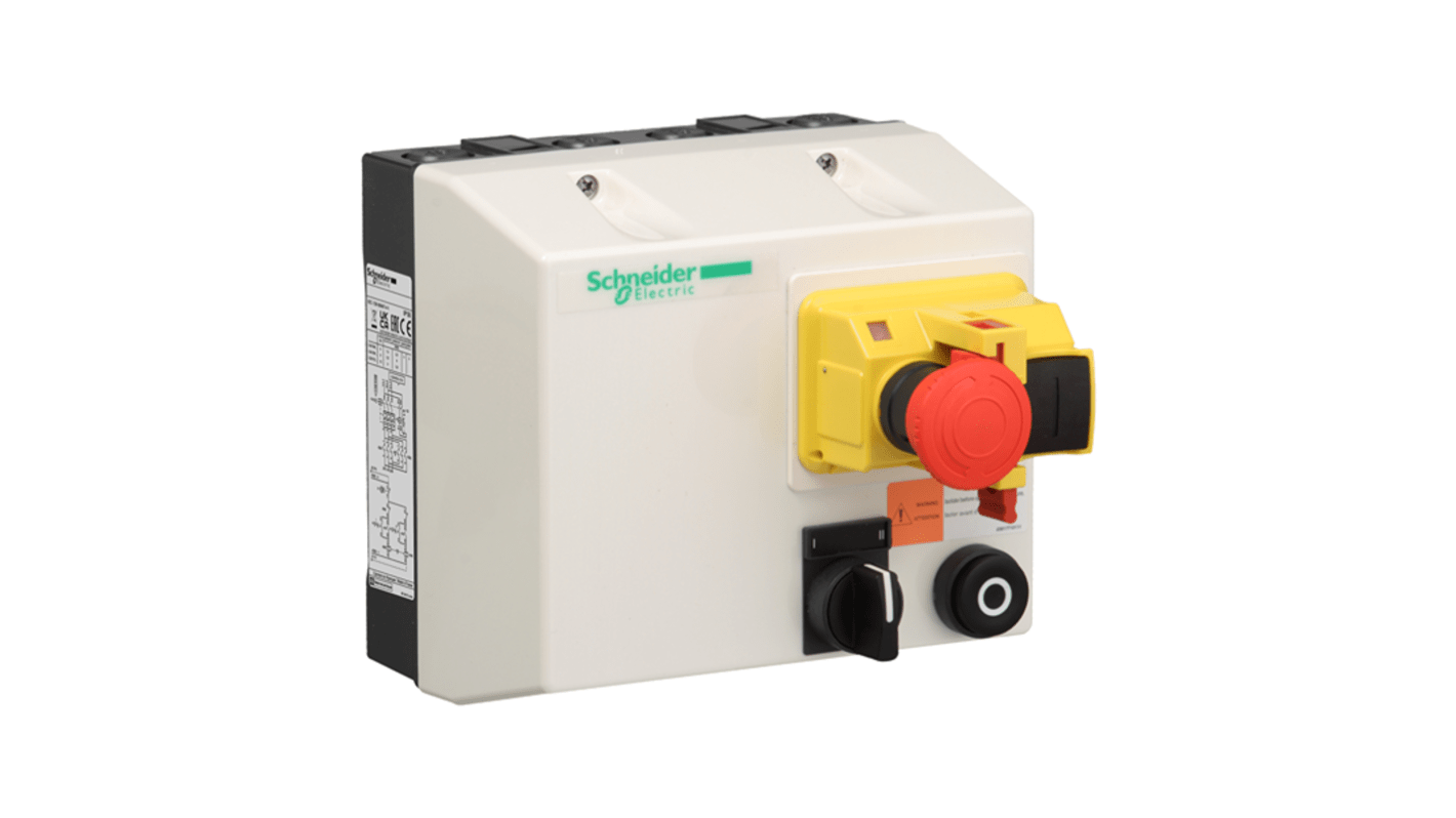 Schneider Electric TeSys Motor Starter, DOL, 0.75 kW, 660 V, 3 Phase, IP55