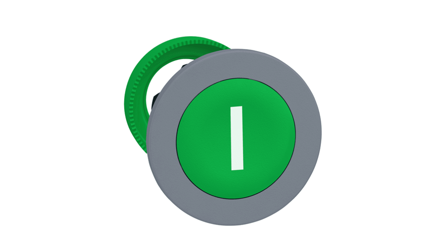 Schneider Electric Harmony Series Green Push-In Push Button Head, 30.5mm Cutout, IP66, IP67