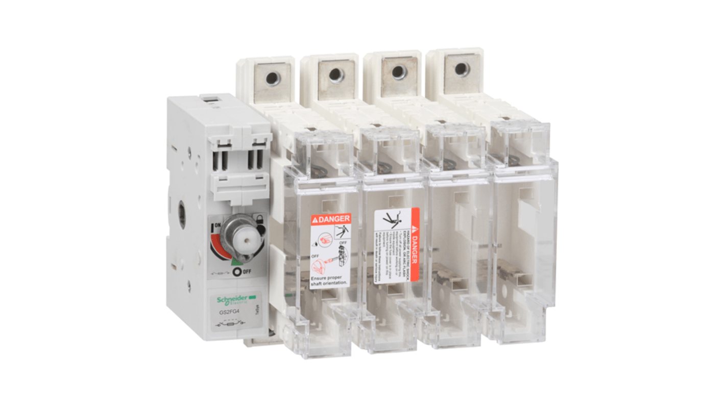 Schneider Electric Fuse Switch Disconnector, 4 Pole, 630A Max Current, 630A Fuse Current