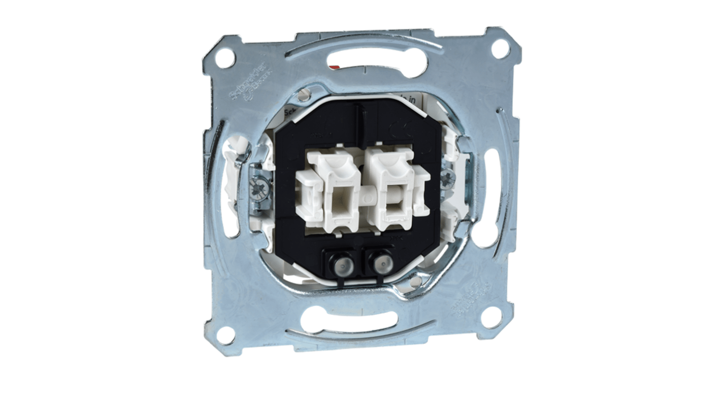 Schneider Electric Black, Grey Rocker Switch, 1 Way, D-Life