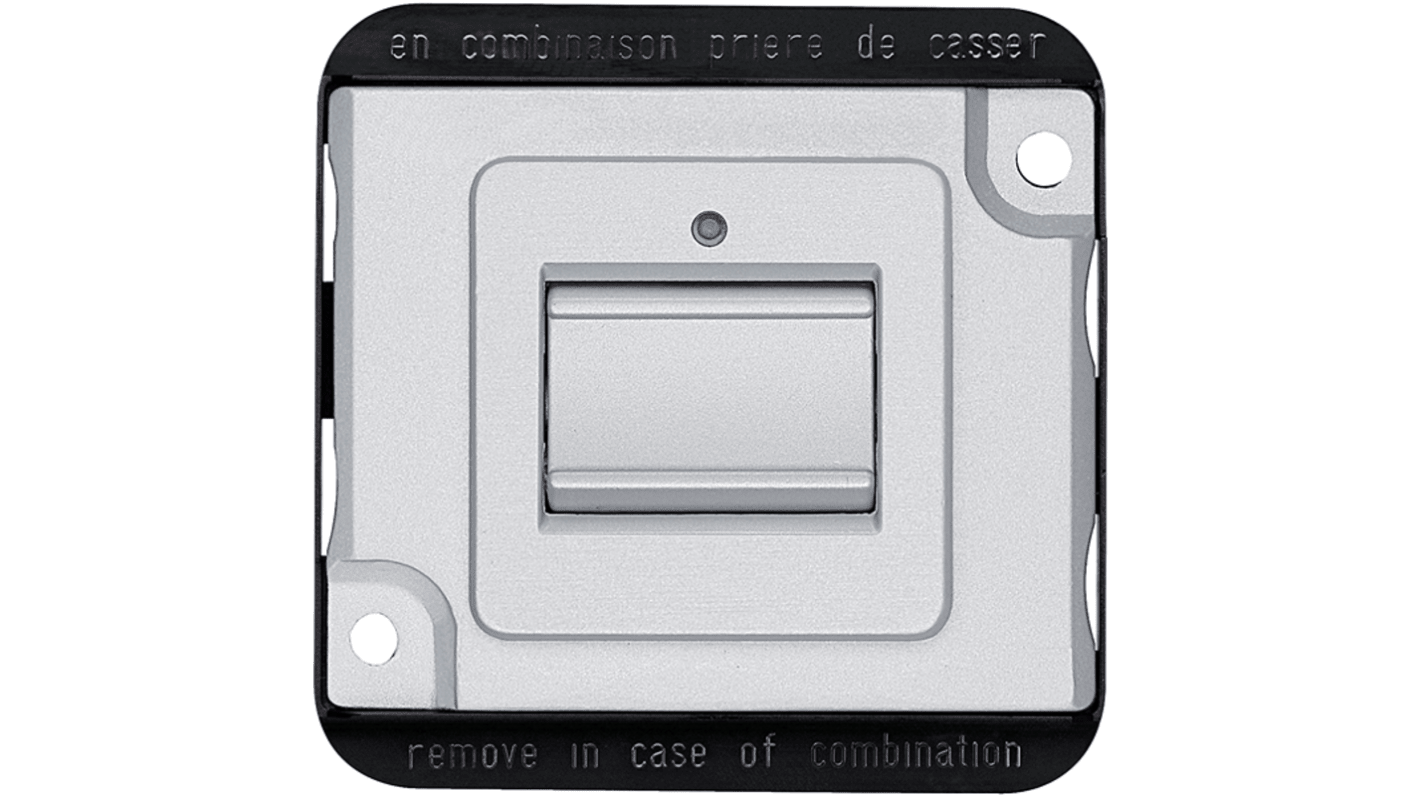 Schneider Electric 翘板开关, 2路, 灰色, IP20