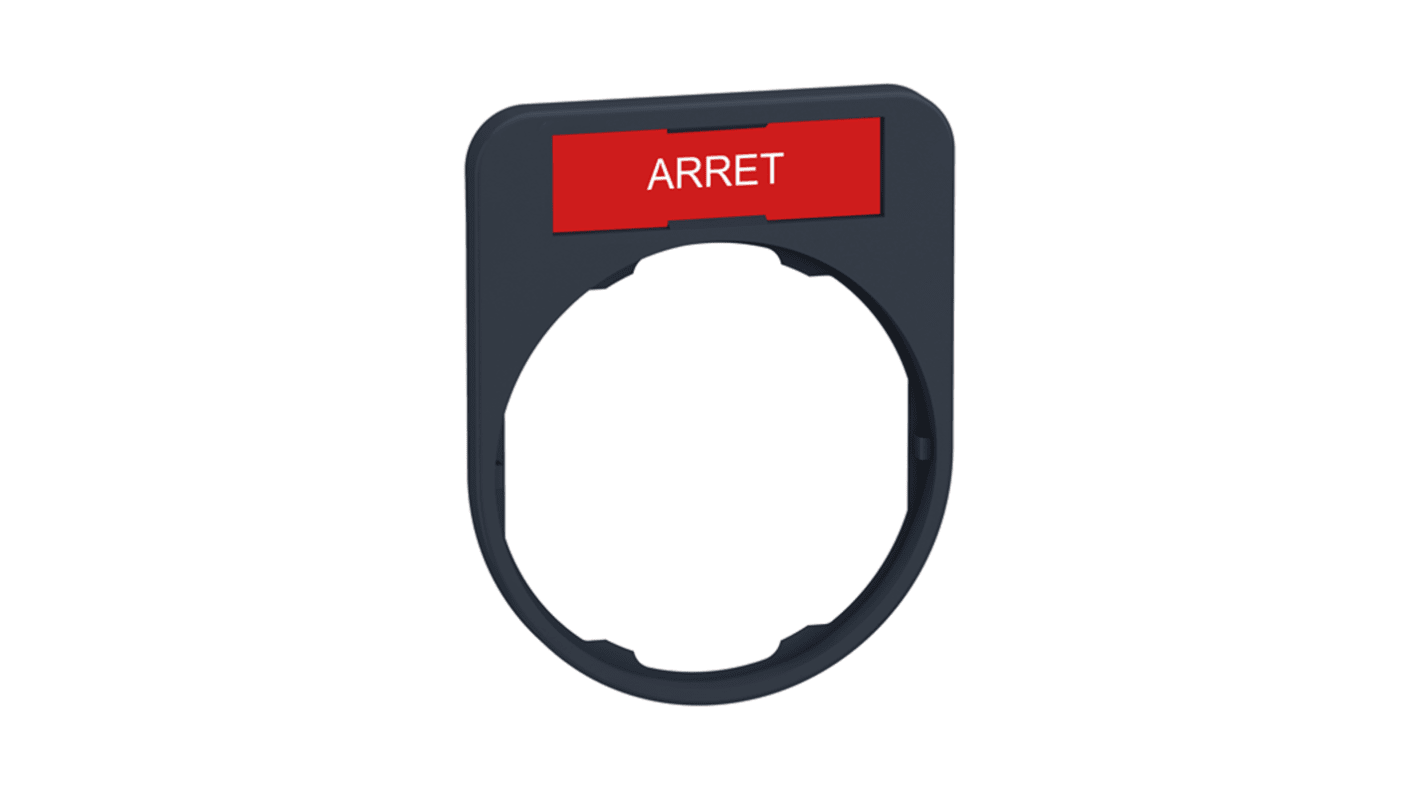 Schneider Electric Marking Accessory for Use with Pushbuttons, Arret