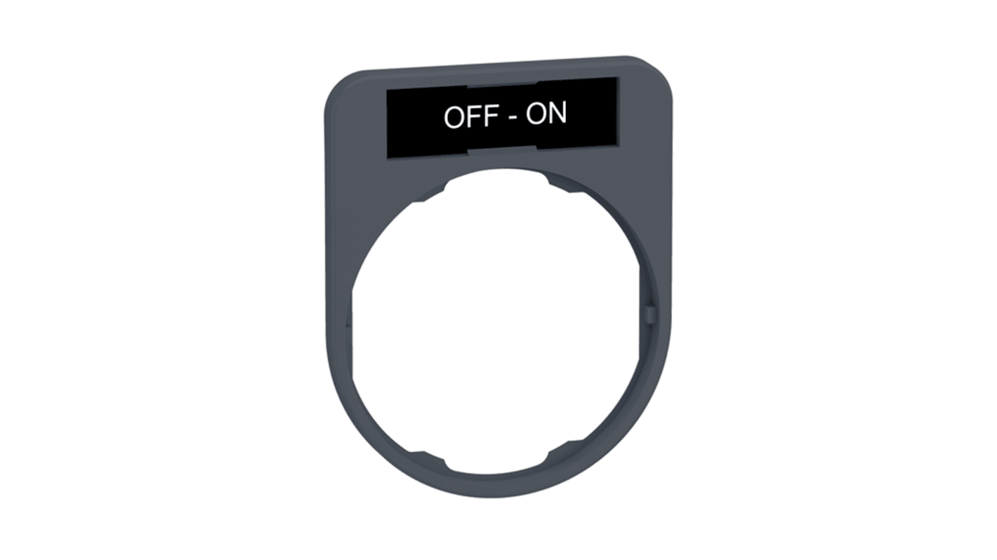 Schneider Electric Marking Accessory for Use with Pushbuttons, Off-On