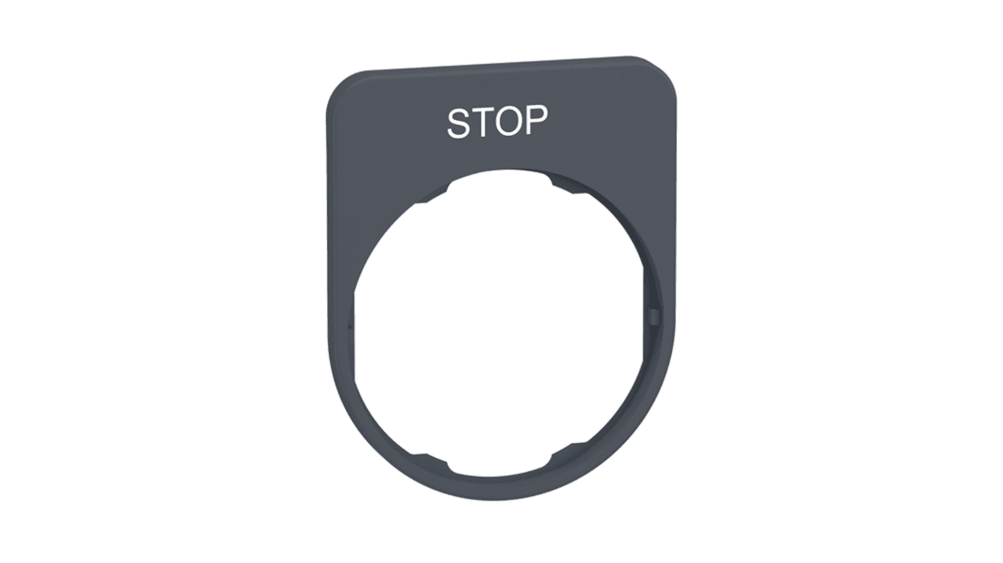 Schneider Electric Marking Accessory for Use with Pushbuttons, Stop