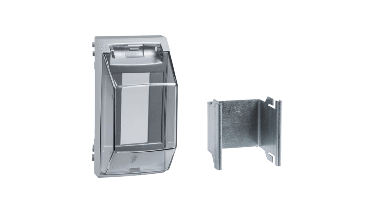 Schneider Electric OptiLine Silver Cable Trunking, W72 mm x D90mm, L45mm, Aluminium