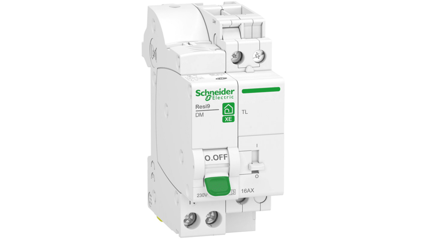 Schneider Electric Resi9 Resi9 XE MCB, 1P, 16A, 230V AC