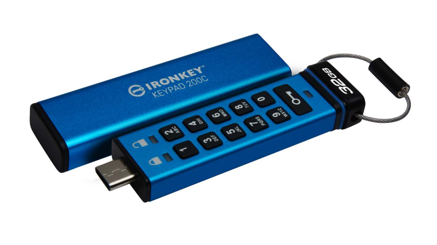 Kingston IronKey Keypad 200C 32 GB USB 3.2 USB Flash Drive