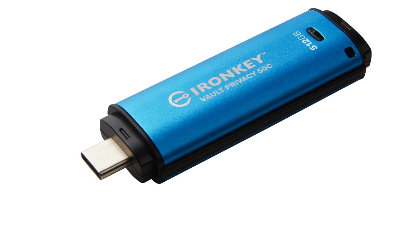 Kingston IronKey Vault Privacy 50C 512 GB USB 3.2 USB Flash Drive