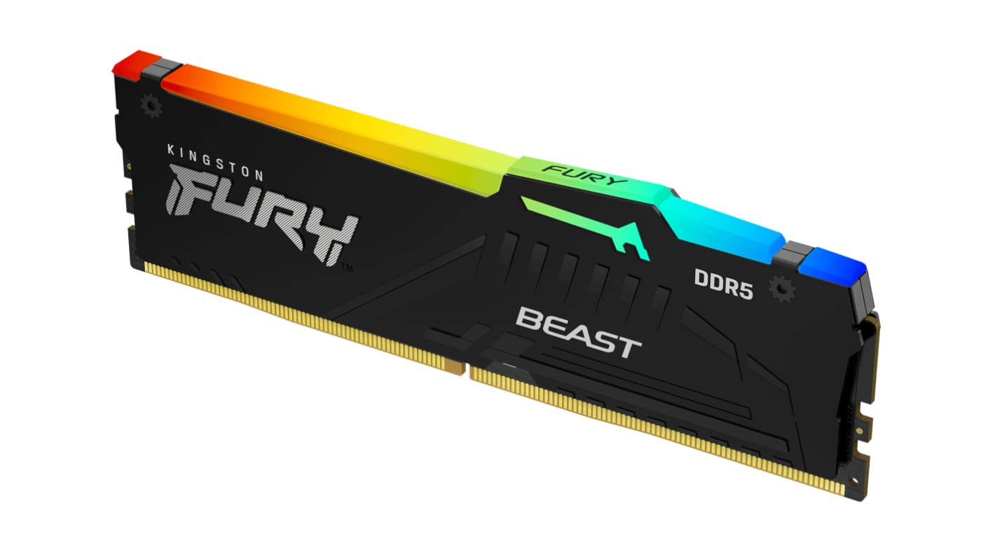 Kingston 台式机内存, 16GB, DDR5, 6000MT/s, DIMM插槽
