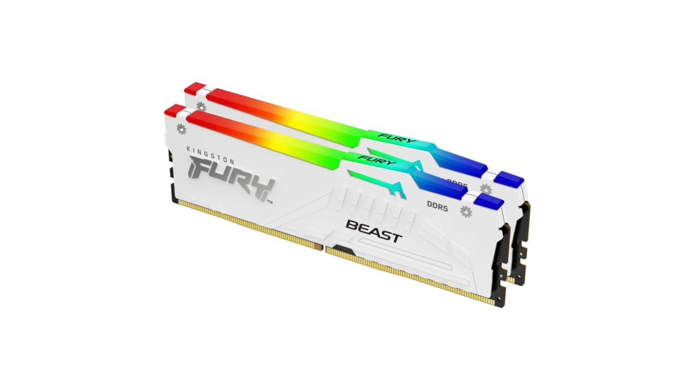 Kingston 32GB (16GB x 2) DDR5 Desktop RAM, 6000MT/s, DIMM, 1.35V