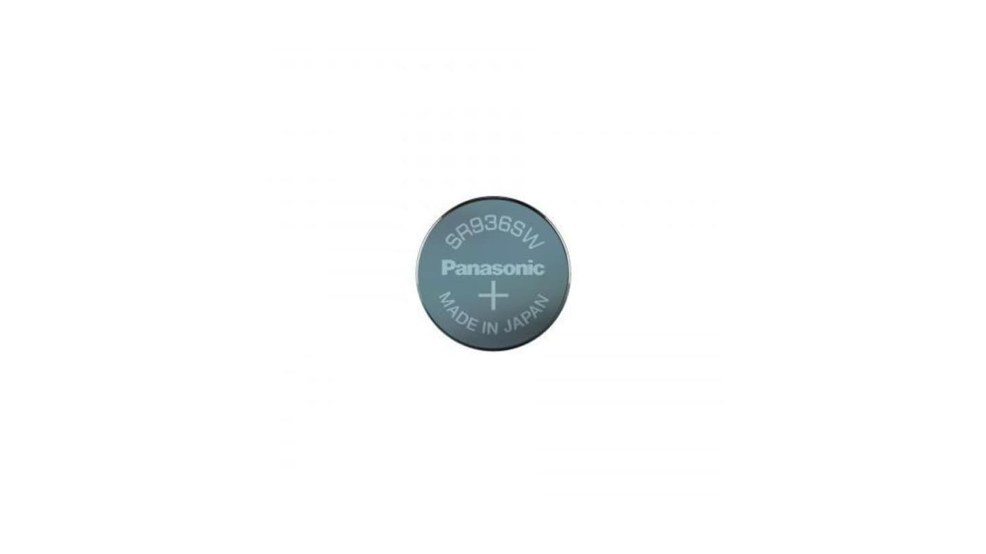 Panasonic SR936 Button Battery, 1.55V, 9.5mm Diameter