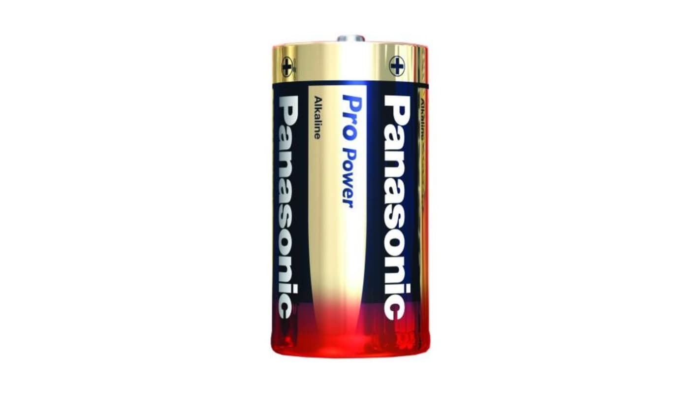 Panasonic 1.5V碱性2号电池, LR14PPG/2BP