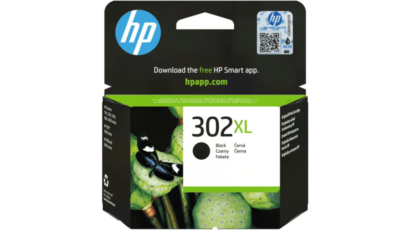 Wkład z atramentem, kolor: Czarny, F6U68AE, Hewlett Packard