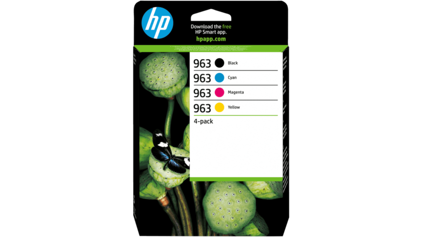 Hewlett Packard 6ZC70AE Black, Cyan, Magenta, Yellow Ink Cartridge