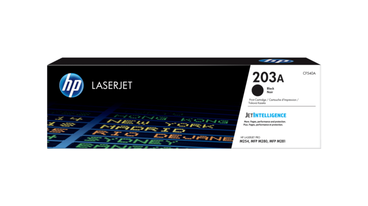 Hewlett Packard CF540A Black Toner Cartridge,  HP Compatible