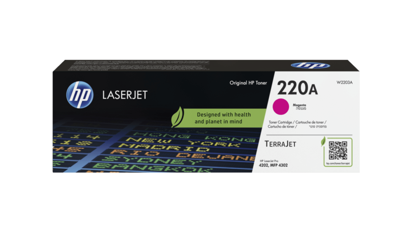 Hewlett Packard W2203A Magenta Toner Cartridge,  HP Compatible