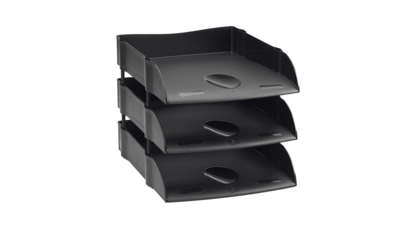 Vaschetta portacorrispondenza Nero Avery A4 Plastica