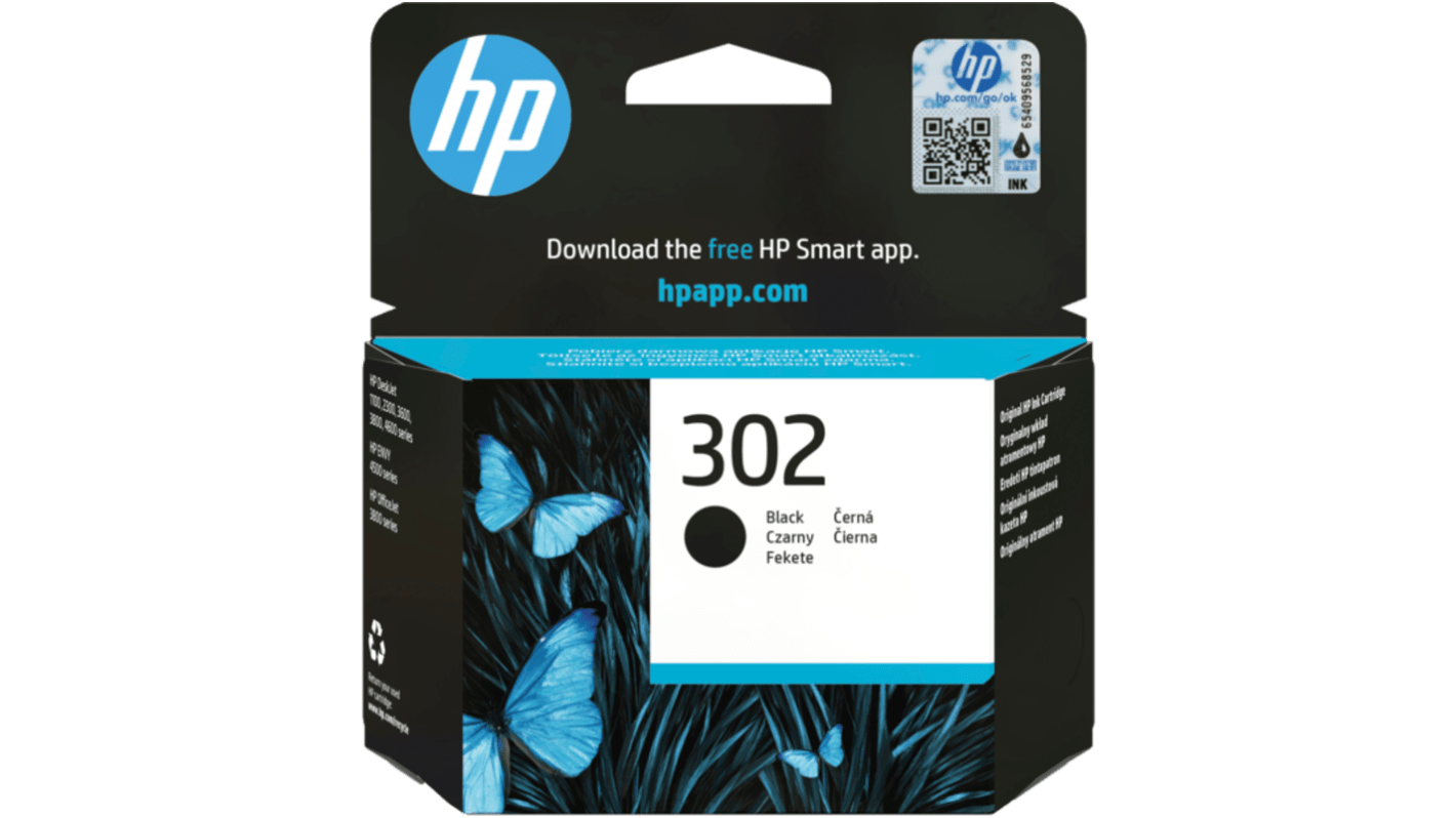 Hewlett Packard F6U66AE Black Ink Cartridge