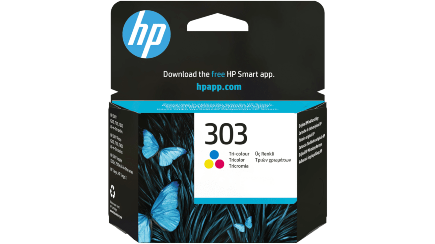 Hewlett Packard T6N01AE Tri-Colour Ink Cartridge
