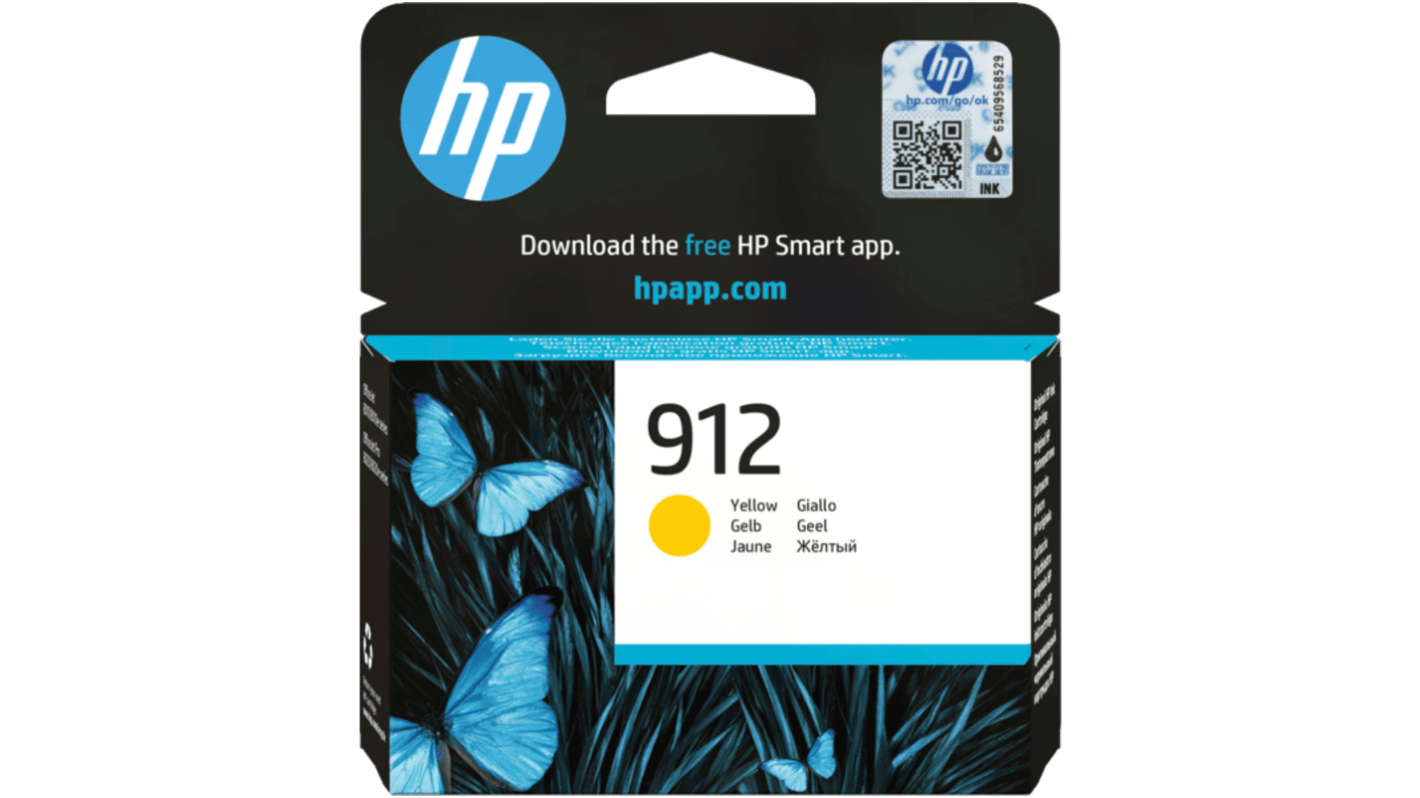 Wkład z atramentem, kolor: Żółty, 3YL79AE, Hewlett Packard