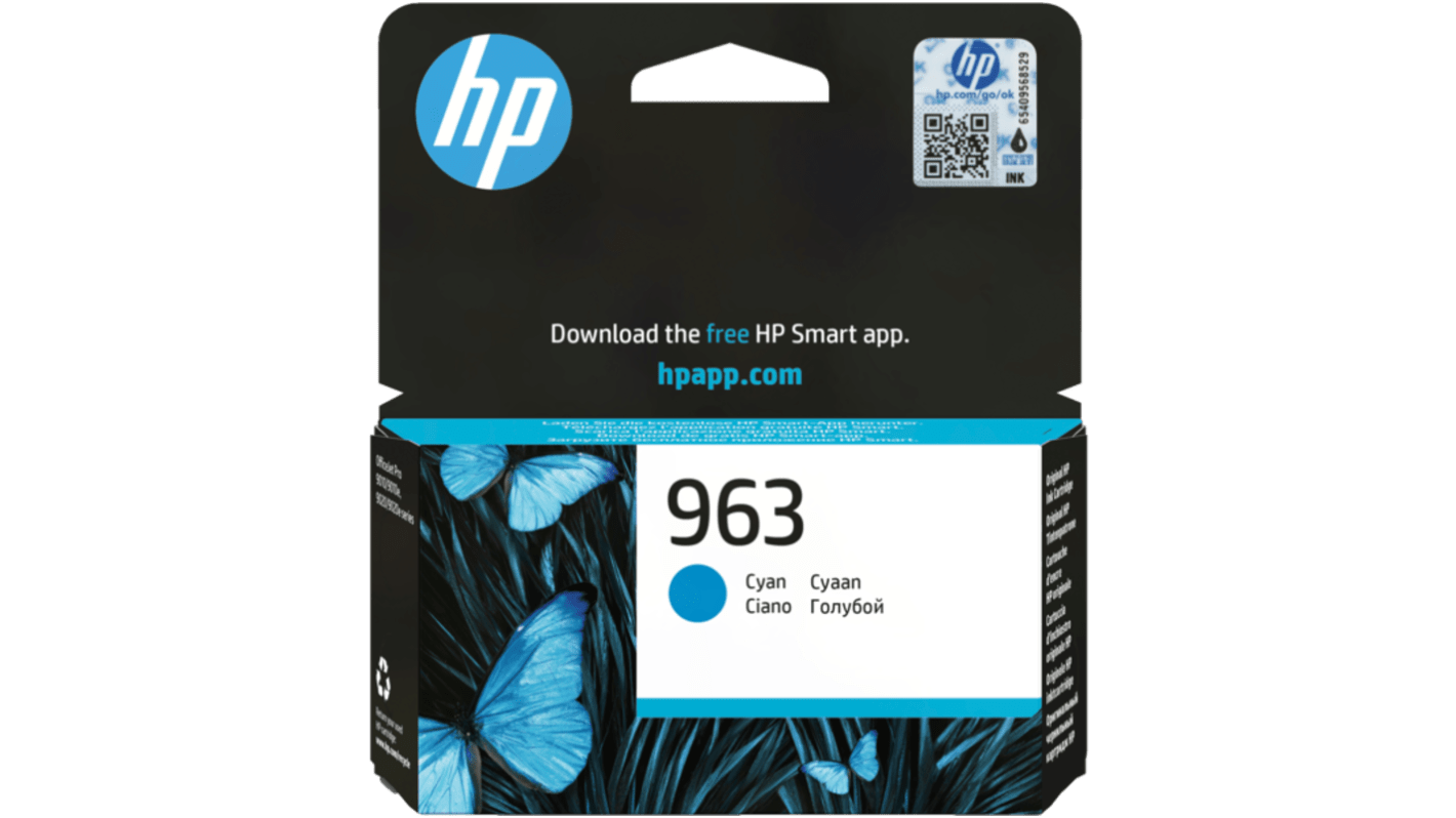 Hewlett Packard 3JA23AE Cyan Ink Cartridge