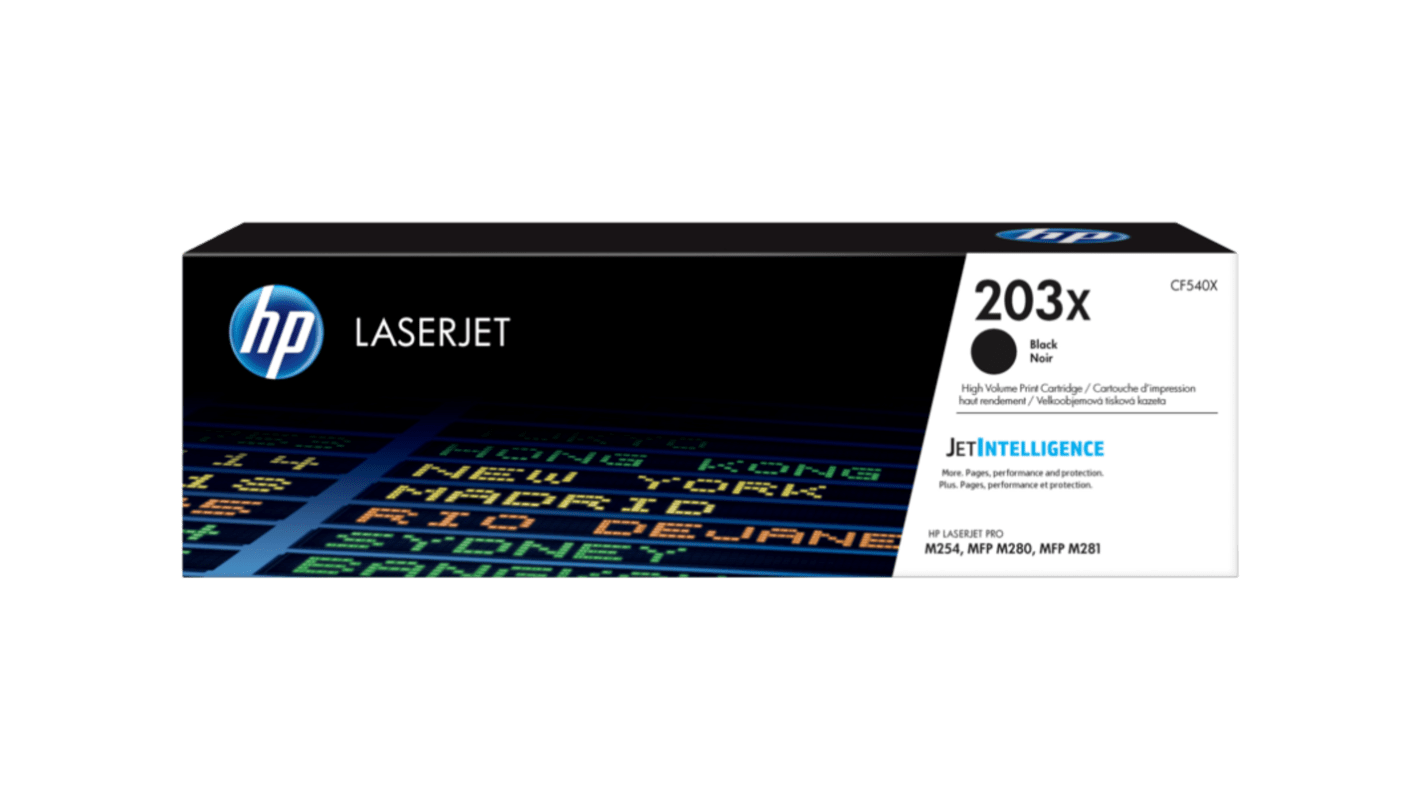 Hewlett Packard CF540X Black Toner Cartridge,  HP Compatible
