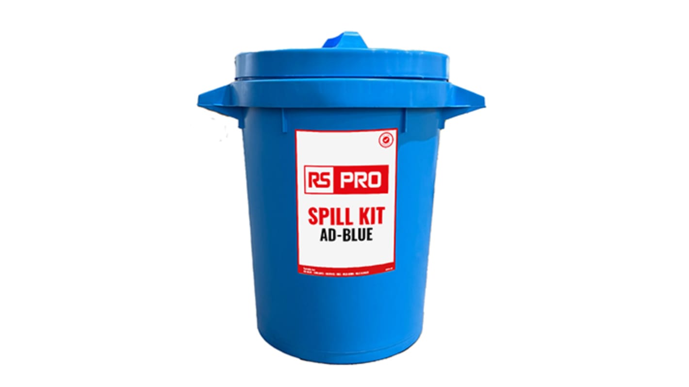 RS PRO 80L Acid Resistant, Alkali Resistant, Chemical Resistant Spill Kit