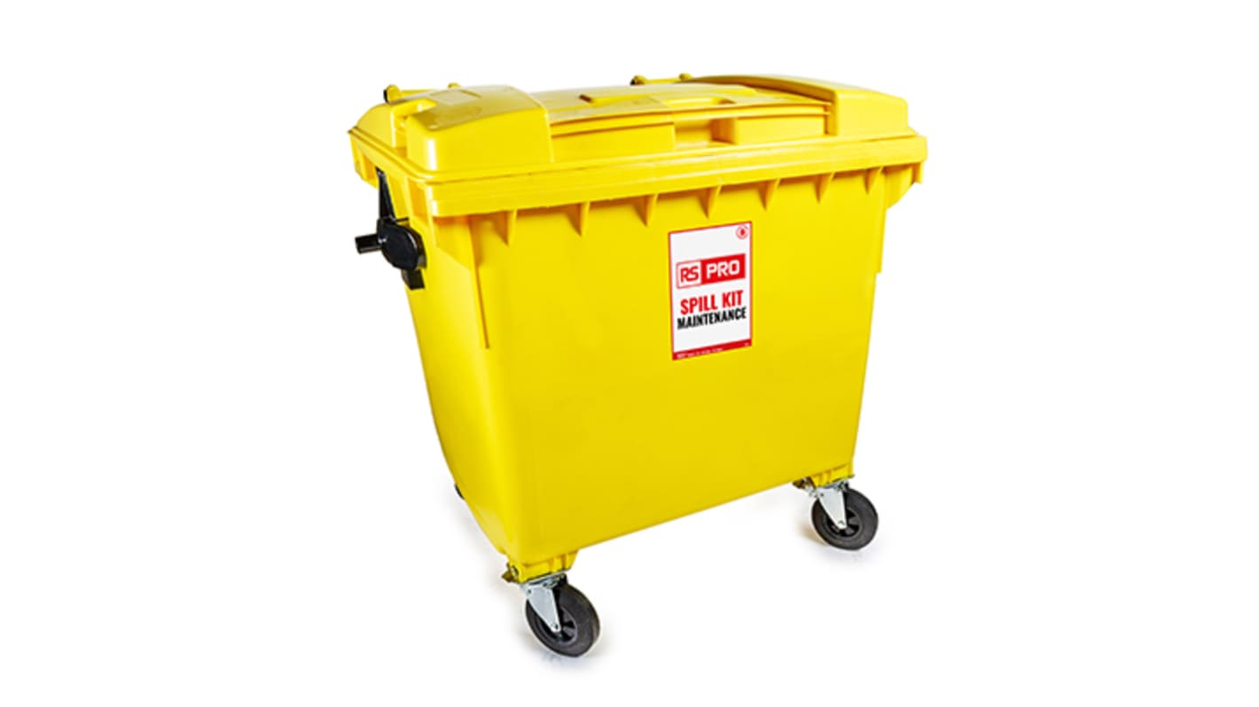 RS PRO 1000L Acid Resistant, Alkali Resistant, Chemical Resistant Spill Kit
