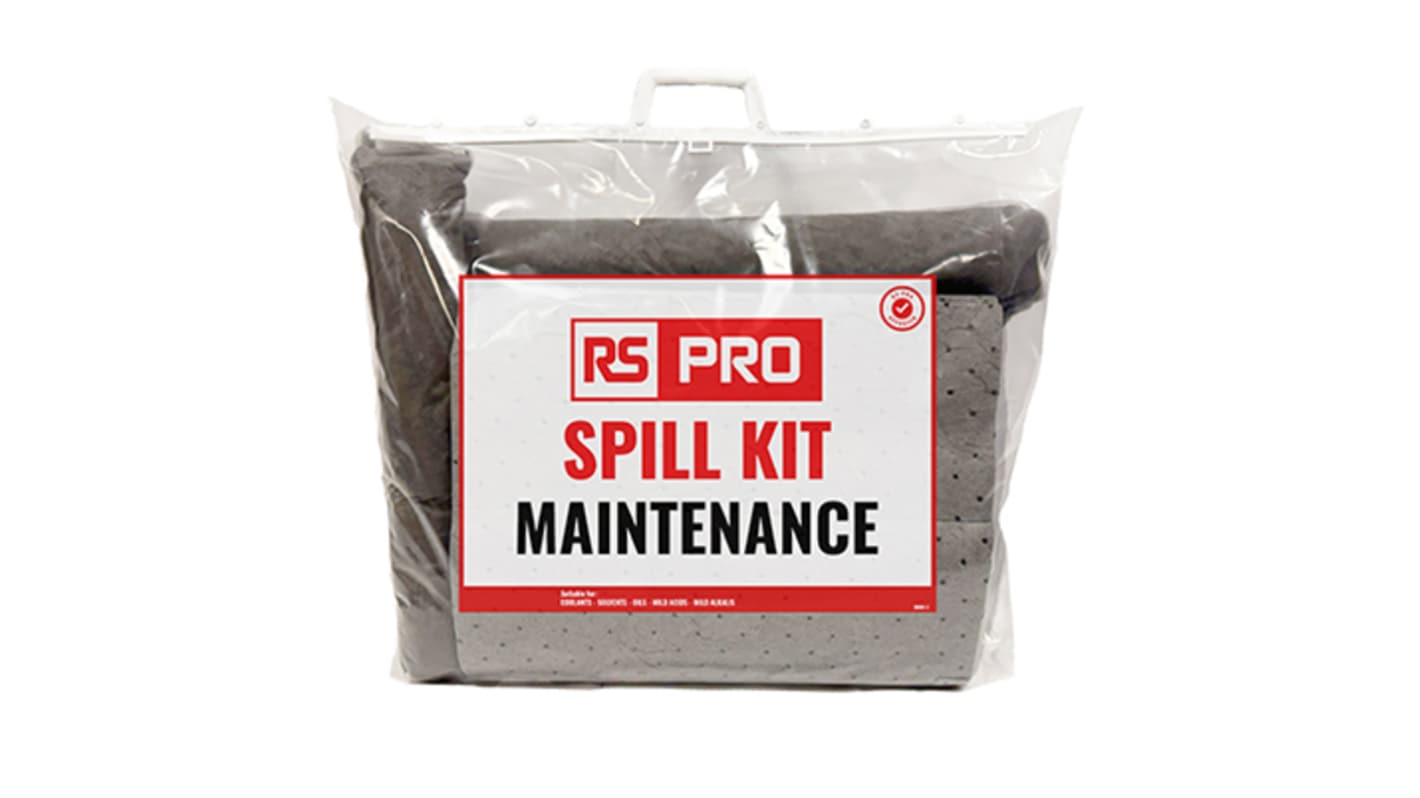 RS PRO 50 L Acid Resistant, Alkali Resistant, Chemical Resistant Spill Kit