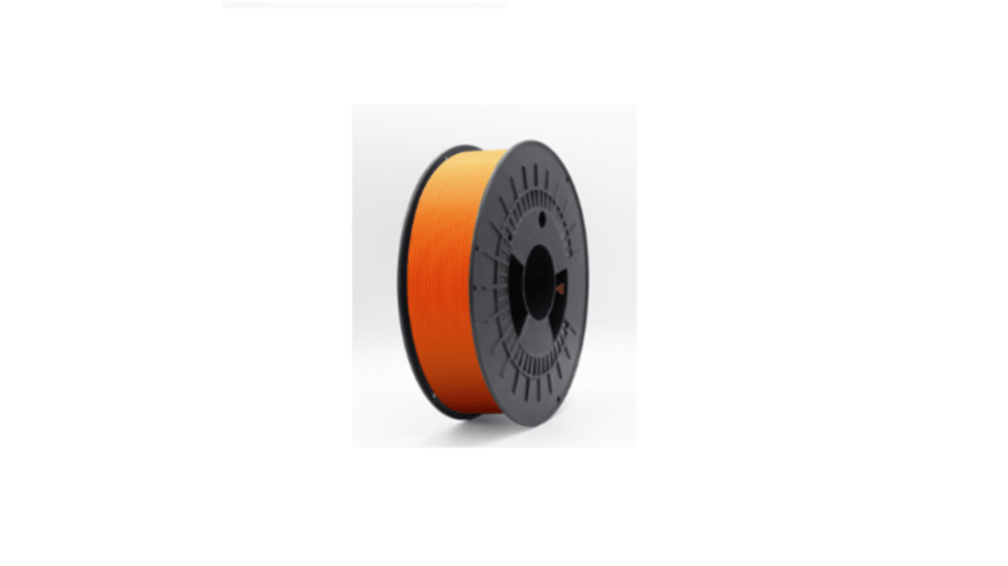RS PRO 2.85mm Orange PLA 3D Printer Filament, 2.3kg
