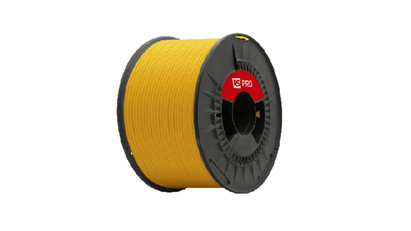 RS PRO 2.85mm Yellow PLA 3D Printer Filament, 2.3kg