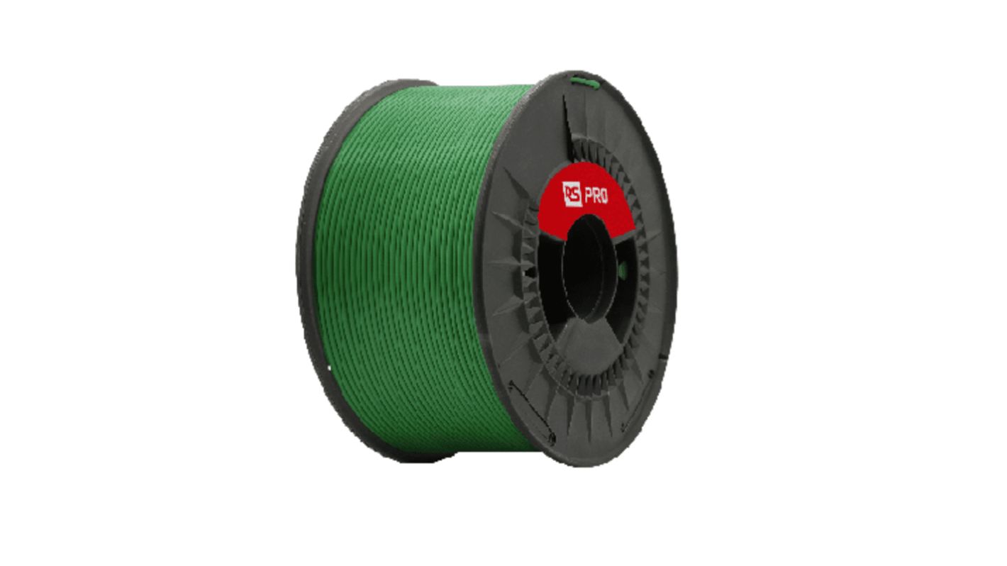 RS PRO 2.85mm Green PLA 3D Printer Filament, 2.3kg