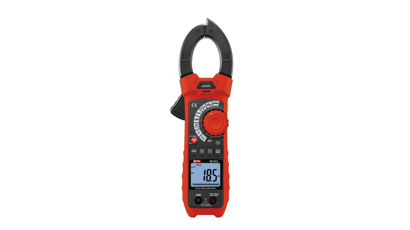 RS PRO Clamp Meter, Max Current 1kA ac CAT IV