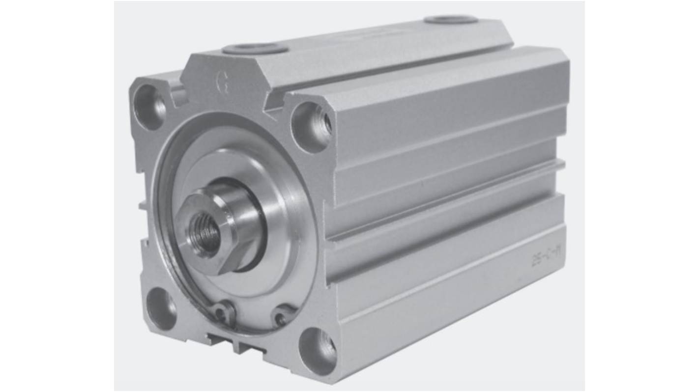 RS PRO Pneumatic Piston Rod Cylinder - 25mm Bore, 10mm Stroke, Double Acting