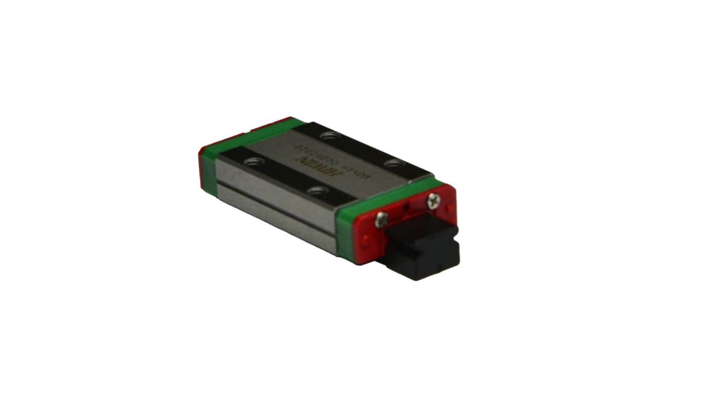 RS PRO 导轨滑块, 用于9mm轨宽, 39.9mm长 x 20mm宽, 动态2.55kN, 静态4.02kN, H级精度, MGN系列